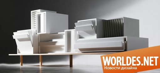 дизайн, дизайн мебели, дизайн шкафа, дизайн модульного шкафа, шкаф, модульный шкаф, функциональный шкаф, модульный шкаф «Контейнер» от Casamania